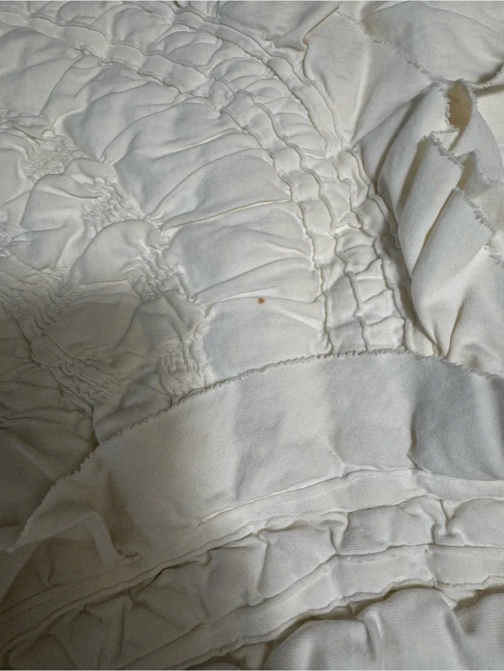 Anthropologie Rivulets King quilt and 2 king shams